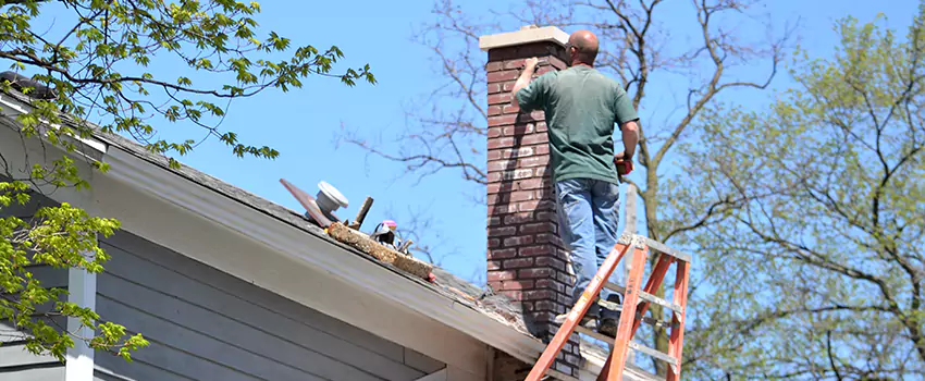 Vinyl and PVC Chimney Flashing Installation in Norristown, PA
