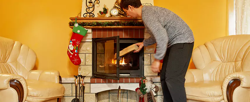 Rusted Metal Fireplace Restoration in Norristown, Pennsylvania