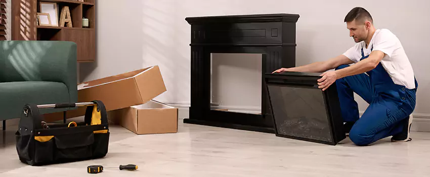 Old Rusted Metal Fireplace Repair And Replacement in Norristown, PA