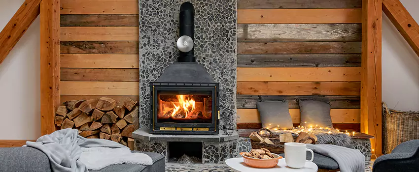 Thelin Hearth Products Direct Vent Gas Stove Fireplace Inspection in Norristown, Pennsylvania